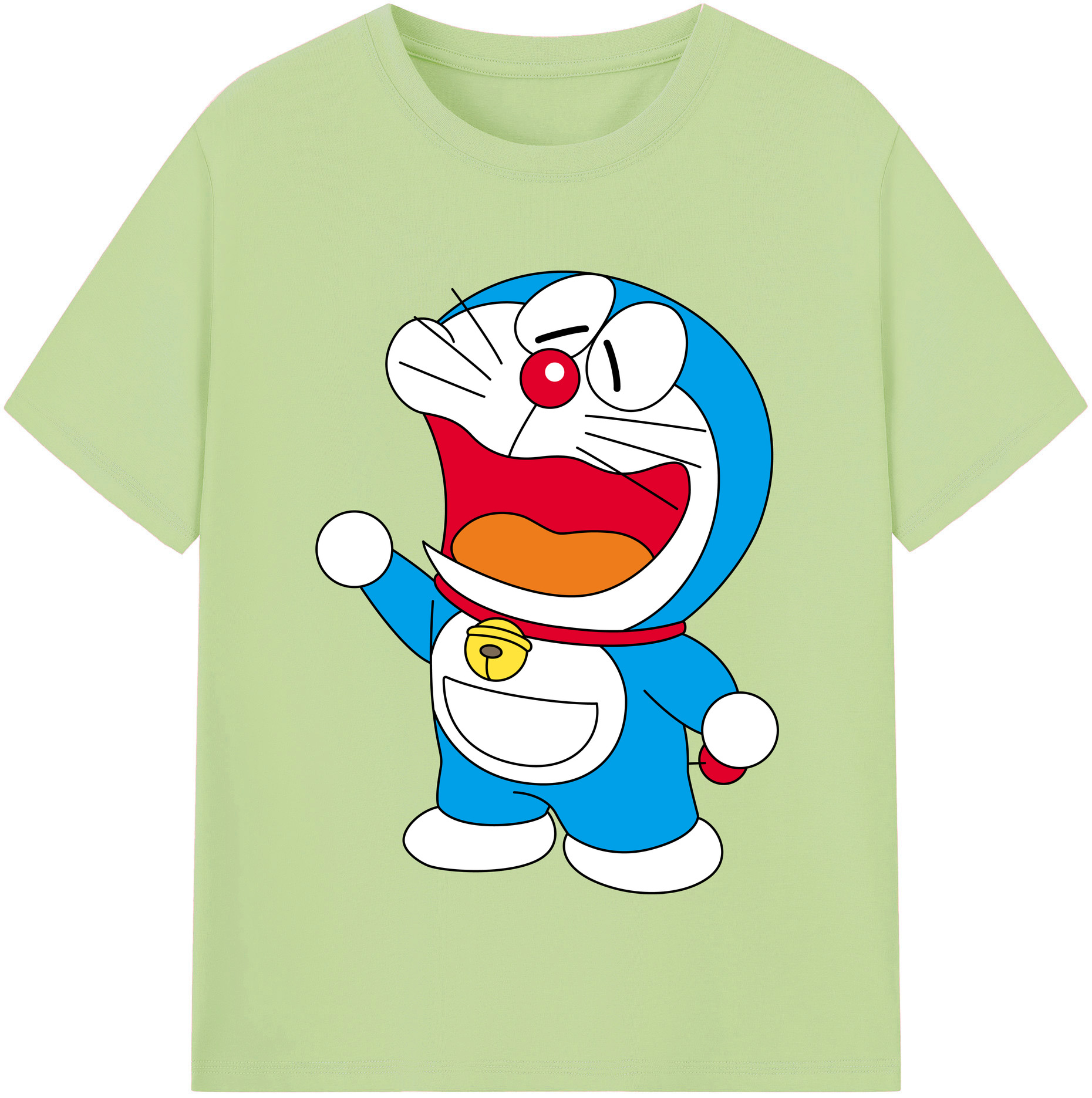 （画像用） ドラえもん Doraemon 綿100％半袖Tシャツ（フロントプリント）